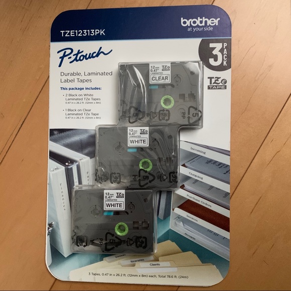 Other - Brother P-touch TZe tape cassettes 3 pack Other - Brother P-touch TZe tape cassettes 3 pack